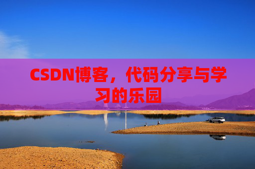 CSDN博客,代码分享与学习的乐园